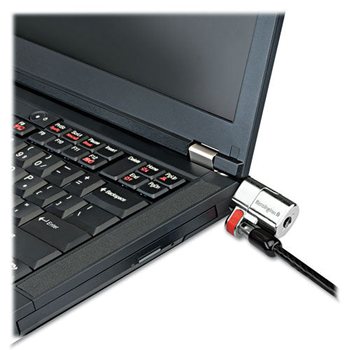 ClickSafe Keyed Laptop Lock, 5 ft Cable, Black-(KMW64637)