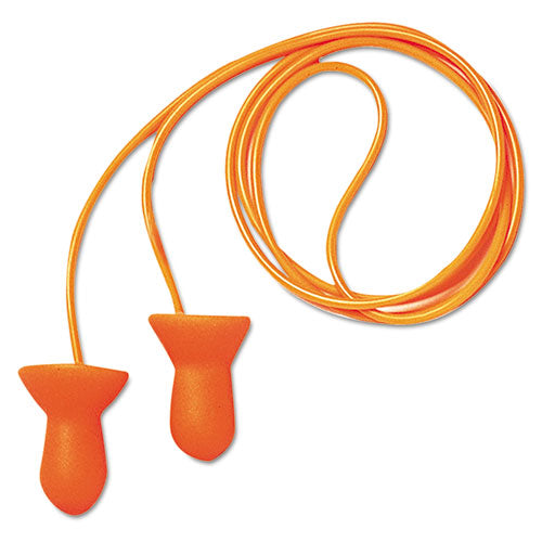 Quiet Multiple-Use Earplugs, Corded, 26NRR, Orange/Blue, 100 Pairs-(HOWQD30)