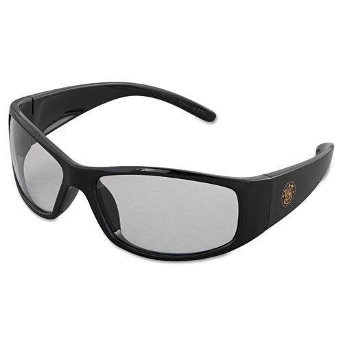 Elite Safety Eyewear, Black Frame, Clear Anti-Fog Lens-(SMW21302)