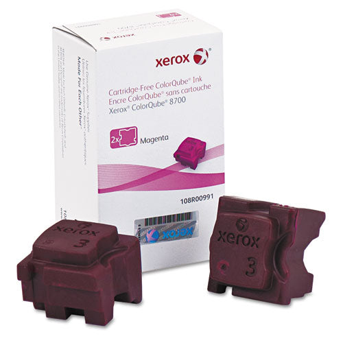 108R00991 Solid Ink Stick, 4,200 Page-Yield, Magenta, 2/Box-(XER108R00991)