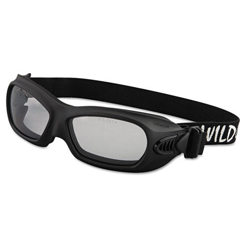 V80 WildCat Safety Goggles, Black Frame, Clear Lens-(KCC20525)