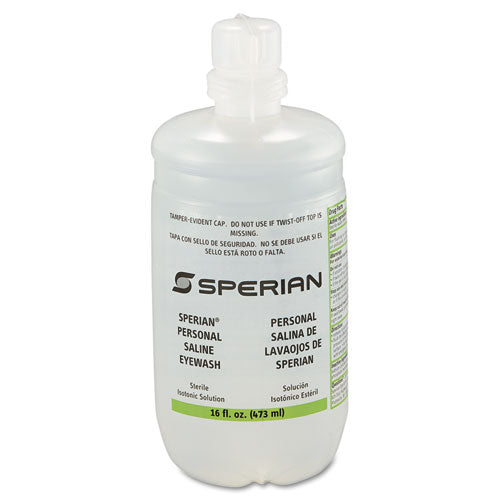 Saline Personal Eyewash Bottles, 16 oz Bottle-(FND320004540000)