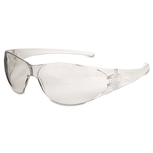 Checkmate Safety Glasses, Clear Temple, Clear Lens, Anti Fog-(CRWCK110AF)