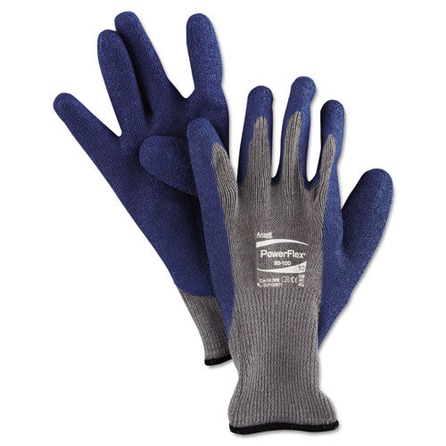 PowerFlex Gloves, Blue/Gray, Size 10, 1 Pair-(ANS8010010PR)