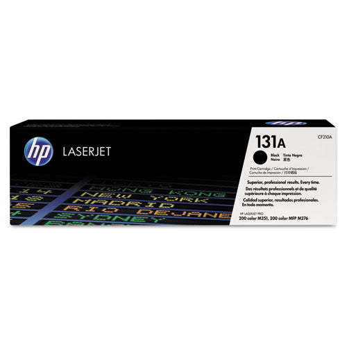 HP 131A, (CF210A) Black Original LaserJet Toner Cartridge-(HEWCF210A)