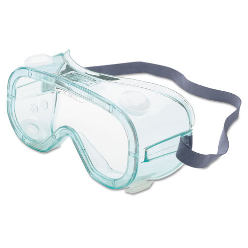 A610S Safety Goggles, Indirect Vent, Green-Tint Fog-Ban Lens-(UVXA610S)