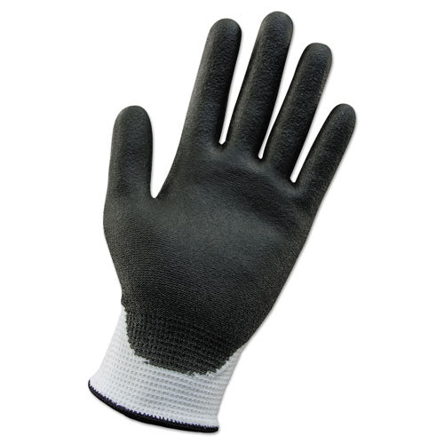 G60 ANSI Level 2 Cut-Resistant Glove, 230 mm Length, Medium/Size 8, White/Black, 12 Pairs-(KCC38690)