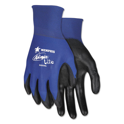 Ultra Tech TaCartonile Dexterity Work Gloves, Blue/Black, Small, Dozen-(CRWN9696S)