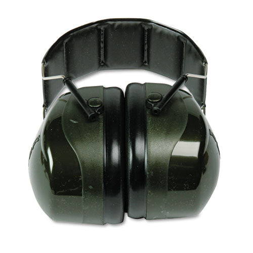 Peltor H7A Deluxe Ear Muffs, 27 dB NRR, Black-(MMMH7A)