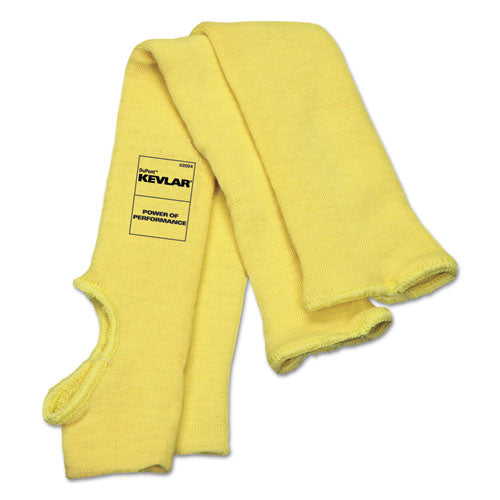 Economy Series DuPont Kevlar Fiber Sleeves, One Size Fits All, Yellow, 1 Pair-(CRW9378TE)