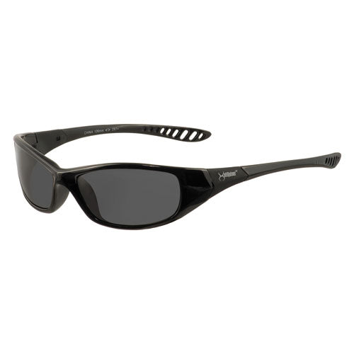 V40 HellRaiser Safety Glasses, Black Frame, Smoke Lens-(KCC25714)