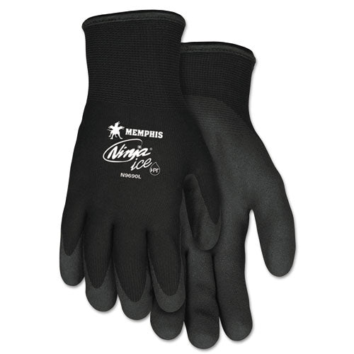 Ninja Ice Gloves, Black, Large-(CRWN9690L)