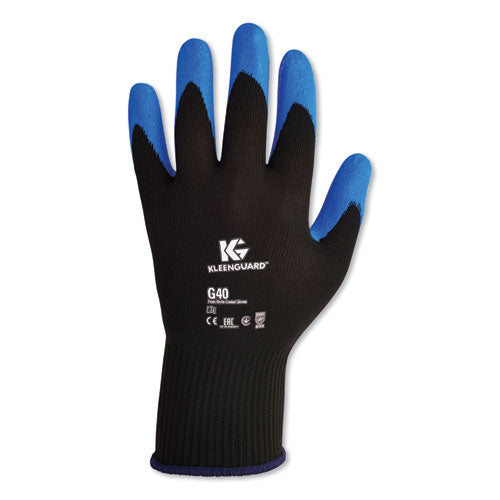 G40 Foam Nitrile Coated Gloves, 240 mm Length, Large/Size 9, Blue, 12 Pairs-(KCC40227)