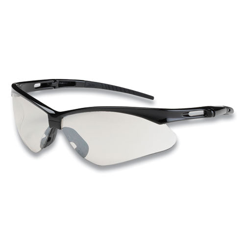 Anser Optical Safety Glasses, Scratch-Resistant, Clear Lens, Black Frame-(BOU250AN10114)