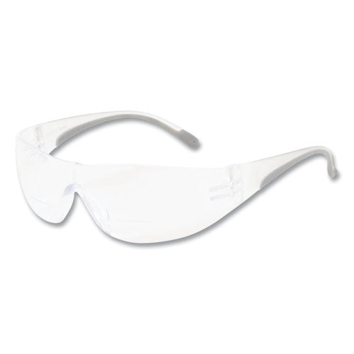 Zenon Z12R Rimless Optical Eyewear with 1.5-Diopter Bifocal Reading-Glass Design, Scratch-Resistant, Clear Lens, Clear Frame-(PID250270015)