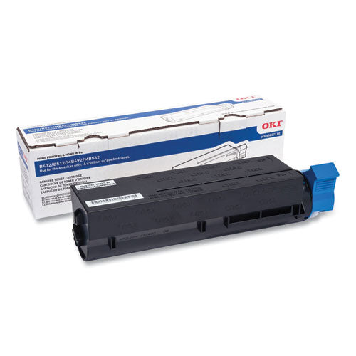 45807110 Extra High-Yield Toner, 12,000 Page-Yield, Black-(OKI45807110)