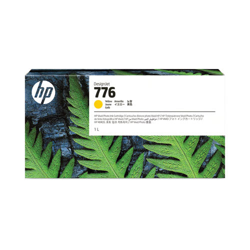 HP 776 (1XB08A) Yellow Original DesignJet Ink Cartridge-(HEW1XB08A)