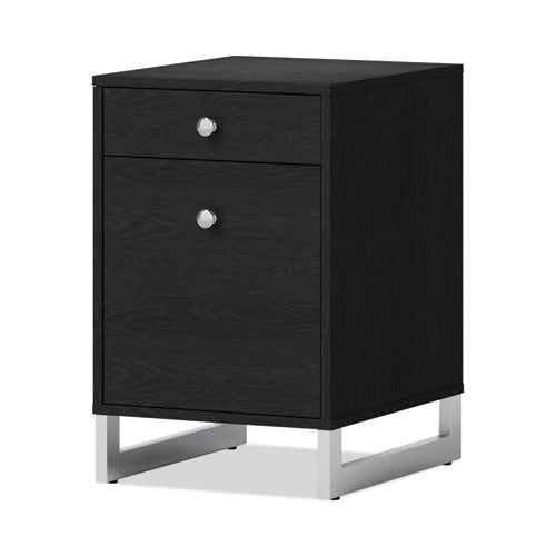 Asherton Two-Drawer Vertical File Cabinet, Box/File, Legal/Letter, Inkwood Black, 15.44 x 19 x 23.88-(WHLSPUSASHFBM)